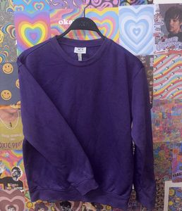 H&amp;M Purple Sweatshirt In Brand New Condition