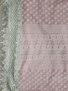 Pink Embroidered Kurti