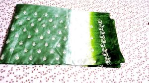 Elegant Green silk saree