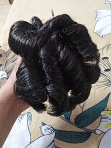 Black Hair Bun Extension