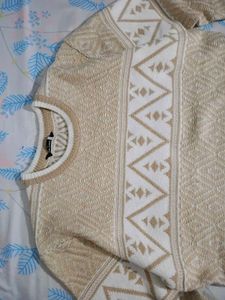 Patterned Knit Sweater