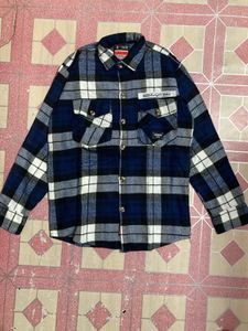 Blue Flannel Shacket