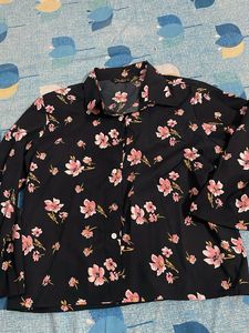Flowry Print Shirt N Cute Tsrt