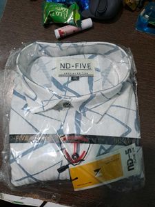Stylish ND-FIVE Patterned Shirt