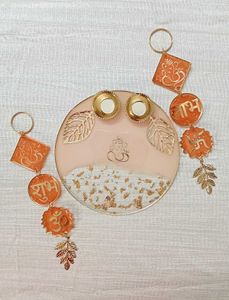 6" pooja thali and wall hangings