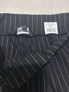 Striped Wide-Leg Trousers