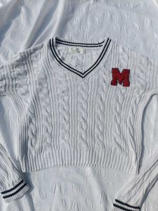 H&amp;m Y2k Cable Knit Sweater