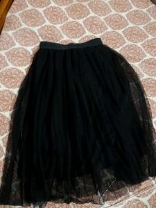 Black Tulle Skirt
