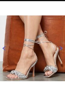 Woven Design Stiletto Heels
