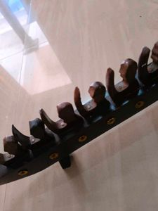 Wooden Boat Showpiece