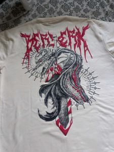 Oversized Back Printed Tshirt