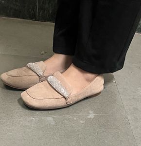 Women  Loafers Beige colour