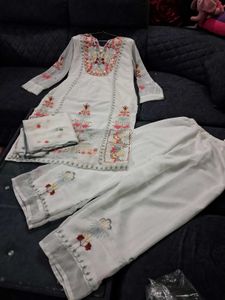 Elegant Embroidered Kurta Set