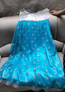 Pretty Light Blue Long Party Gown
