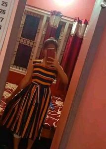 Striped Midi Dress