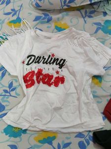 Cute Korean  Star Graphic Tee