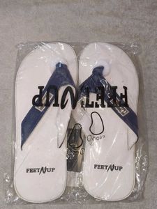 Feet N Up Flip Flops White Brand New