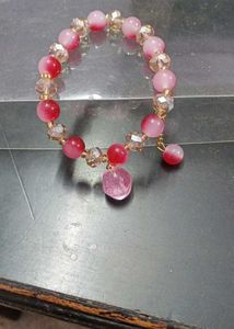 Pink Beaded Bracelet