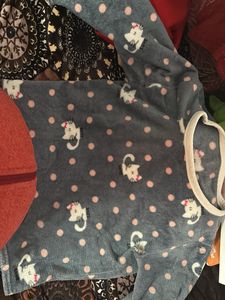 Cute Cat Print Pajama Set