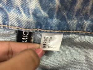 Ripped Wide Leg Jeans