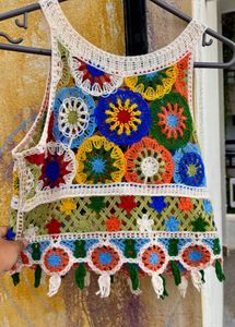 Crochet Colorful Top