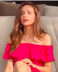 Hot Pink Off-Shoulder Dress