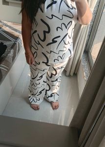 Patterned Pajama Set