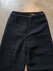 Pinstripe Wide Leg Trousers