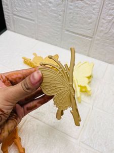 Butterfly Hair Clips - Set of 5