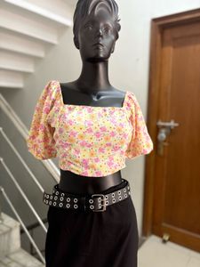 Floral Crop Top