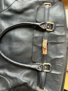Black Leather Handbag