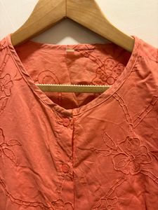 Beautiful Embroidered Crop Shirt