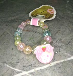 Crystal Pearl Hand Bracelet For Women And Kid's