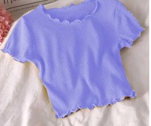 Cute Ruffled Crop Top