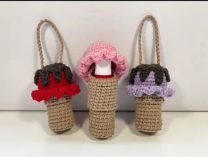 Bagcharm || Lipstick/note Pouch || Crochet