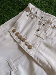 White High waist Jeans Women Trendy