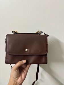 Freebie Brown Crossbody Bag