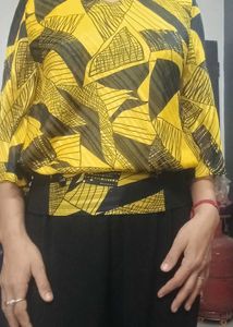 Stylish Geometric Print Top pick any 1 no additing