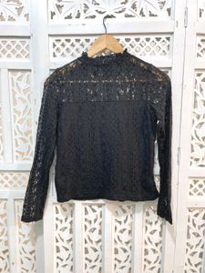 Black Lace Top B