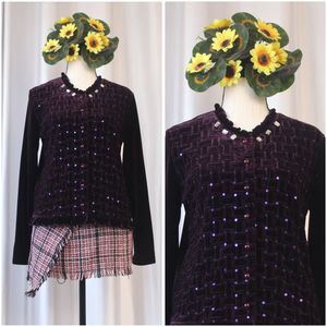 Korean Velvet Top