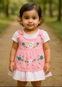 2 Cute New Baby Girl Dresses BOGO offer