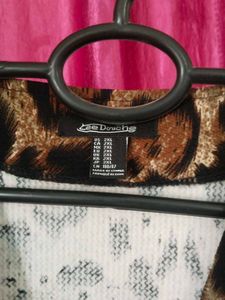 Animal Print Bodycon Coat