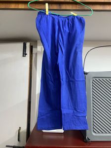 Blue Lounge Pants 3/4th