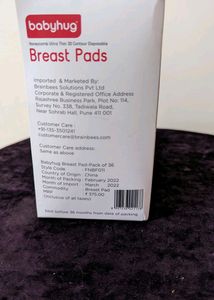 BabyHug Disposable Breast Pads-36 Pcs