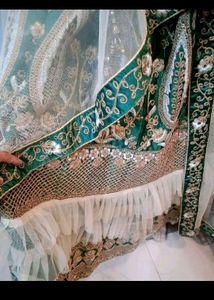 Green Embroidered Lehenga Choli