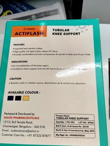 SOLVIS Actiflash Tubular Knee Support