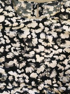 Floral peplum top