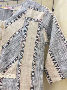 Boho Patterned Tunic Top