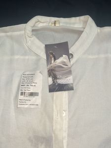 White Korean Shirt - 34/36