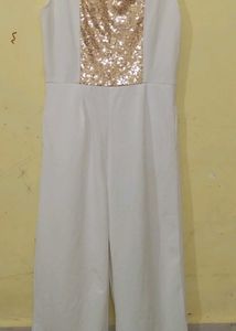 White Stylish Jumpsuit